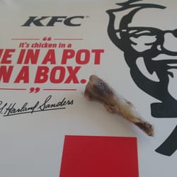 KFC - Chicken Pot Pie nearly killed me with a bone-choker inside it :(