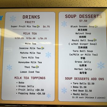 Frostcity - Menu 5/29/25 - Shaved Ice Near Me - Aiea, Hawaii