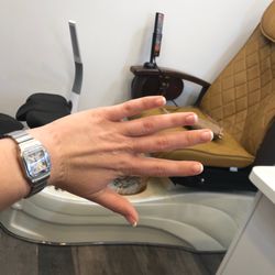 Nicki does the best French nails ever!