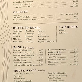 Maggie Mays - Menu as of 1/2023 - American Near Me - Bayside, New York Maggie Mays - Menu as of 1/2023 - American Near Me - Bayside, New York