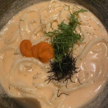 Udon Lab - Mentaiko Cream Udon - Noodles Near Me - New York, New York Udon Lab - Mentaiko Cream Udon - Noodles Near Me - New York, New York