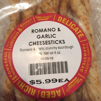 Murray's Cheese - Bleecker - Romano garlic cheesticks - Cheese Shops Near Me - New York, New York Murray's Cheese - Bleecker - Romano garlic cheesticks - Cheese Shops Near Me - New York, New York