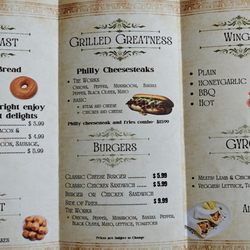 Terry Road Market - Menu inside
