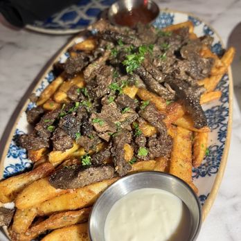 Saaya - Sumac Fries ... which were BOMB - Lounges Near Me - Dallas, Texas