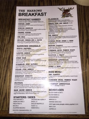 Menu photo 4 The Narrows Saloon Wayzata, MN