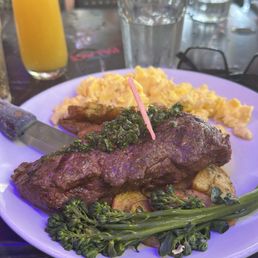 Note the bright orange "mimosa" looks a little like just oj. I seriously fed this to my dog when i got home.  what a waste of money.