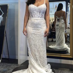 Dress at the store prior to alterations Dress at the store prior to alterations