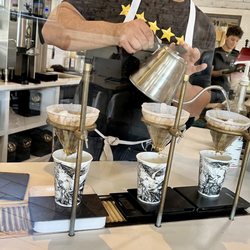 Kuppa Joy Coffee House - Pour over being prepared