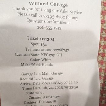 1. Willard Garage
