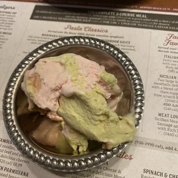 The Old Spaghetti Factory - Runny sloppy 1/2 portion spumoni - Italian Near Me - Carmel, Indiana The Old Spaghetti Factory - Runny sloppy 1/2 portion spumoni - Italian Near Me - Carmel, Indiana