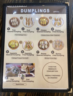 Menu photo 8 Dumpling Tea & Dim Sum Santa Fe, NM