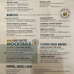 Drink menu 3/1