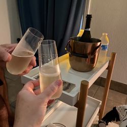 Altered States Wellness - Prosecco provided with couples float!