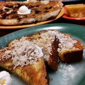 Kountry Kitchen - Coconut Hawaiian sweet bread French Toast snorkeling in coconut syrup - American Near Me - Kapaa, Hawaii Kountry Kitchen - Coconut Hawaiian sweet bread French Toast snorkeling in coconut syrup - American Near Me - Kapaa, Hawaii