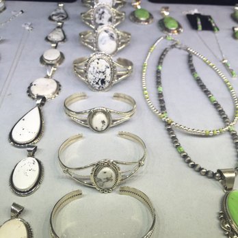 Casa Rodriguez - The white buffalo turquoise blew us away! The silver is hand-crafted by Native Americans and the stones are native to Nevada! - Jewelry Near Me - Saint Augustine, Florida