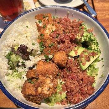 Hudson House - Hudson Salad with popcorn chicken - Bars Near Me - Frisco, Texas Hudson House - Hudson Salad with popcorn chicken - Bars Near Me - Frisco, Texas