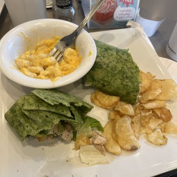 Edgar's Bakery and Cafe - Chicken Caesar salad wrap with Mac & cheese - Bakeries Near Me - Birmingham, Alabama