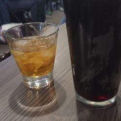 Conklin Bar - Jameson on the rocks and Guiness.