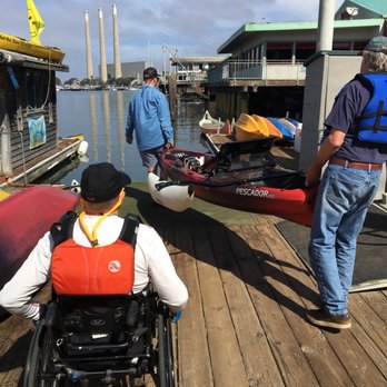 Sub Sea Tours - Adam getting ready to assist loading - Rafting/Kayaking Near Me - Morro Bay, California Sub Sea Tours - Adam getting ready to assist loading - Rafting/Kayaking Near Me - Morro Bay, California