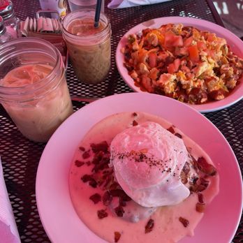 The Farmacy - Biscuit and gravy topped with egg and bacon and Migas. - Coffee & Tea Near Me - Albuquerque, New Mexico The Farmacy - Biscuit and gravy topped with egg and bacon and Migas. - Coffee & Tea Near Me - Albuquerque, New Mexico
