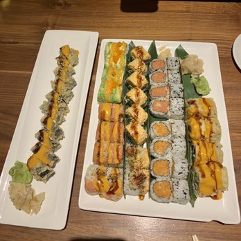The 1126 Restaurant - American Dream Roll, Manhattan Roll, Center Roll, Spicy Salmon Roll, Spicy Crabmeat Roll, Crunchy California, and Sunshine roll - Sushi Bars Near Me - Columbus, Ohio The 1126 Restaurant - American Dream Roll, Manhattan Roll, Center Roll, Spicy Salmon Roll, Spicy Crabmeat Roll, Crunchy California, and Sunshine roll - Sushi Bars Near Me - Columbus, Ohio