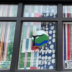 Unitarian Universalist Congregation of the Catskills - Our front window on Broadway
