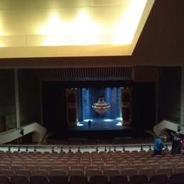 Post performance stage shot