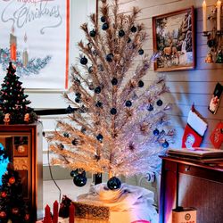 1960s Christmas display. That was my first Christmas tree until I was 9.
