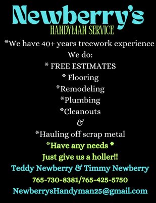 Newberry's Handyman Services Logo