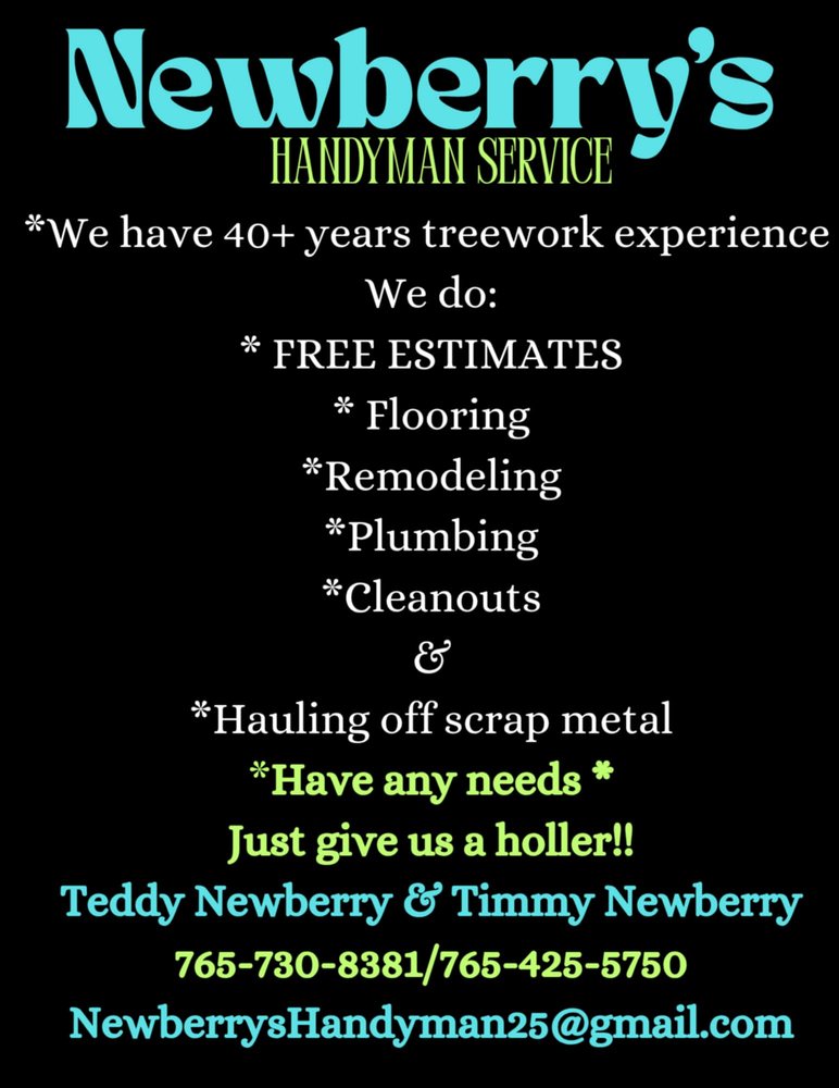 Slide of Newberry's Handyman Services
