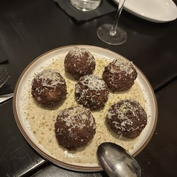Tomlin - Tasting menu appetizer (arancini) - Canadian (New) Near Me - Thunder Bay, Ontario