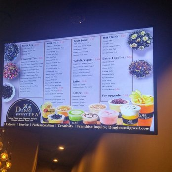 Ding Tea - Dingtea menu - Coffee & Tea Near Me - San Diego, California