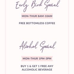 Brunch Point - Early Bird & Alcohol Special