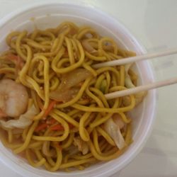 Eaters Fantastic - Garlic King Prawn Noodle.