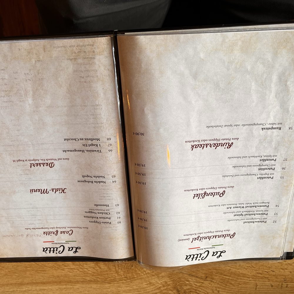 La Città - menu - Pizza Near Me - Hemmoor, NI