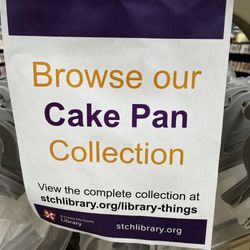 St Charles City-County Library, Middendorf-Kredell Branch - Cake pan