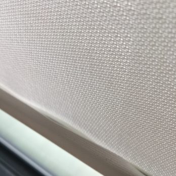Blinds, Shades, Glass & More - unravelled fabric over bottom bar that he later fixed - Shades & Blinds Near Me - LIC, New York Blinds, Shades, Glass & More - unravelled fabric over bottom bar that he later fixed - Shades & Blinds Near Me - LIC, New York
