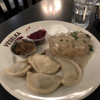 Veselka - Meat Plate Combo - Ukrainian Near Me - New York, New York Veselka - Meat Plate Combo - Ukrainian Near Me - New York, New York