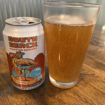 Fish Shack - South Beach Brewing Blood Orange IPA - Seafood Near Me - Lighthouse Point, Florida