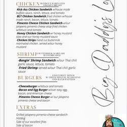 Big Daddy’s LoCo - Big daddy Loco menu