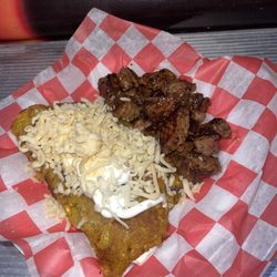 Waros grill - Cachapa with Carne