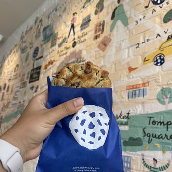 Levain Bakery - NoHo, NYC - Chocolate chip walnut - Bakeries Near Me - New York, New York