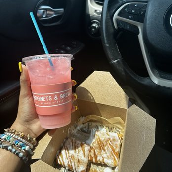 Beignets & Brew - 8/10 bc I'm not a coconut fan (the drink). Beignets were great. - Desserts Near Me - Huntsville, Alabama