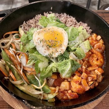 JIJIME - Sizzling Bibimbap with Spicy Seafood - Korean Near Me - San Francisco, California JIJIME - Sizzling Bibimbap with Spicy Seafood - Korean Near Me - San Francisco, California