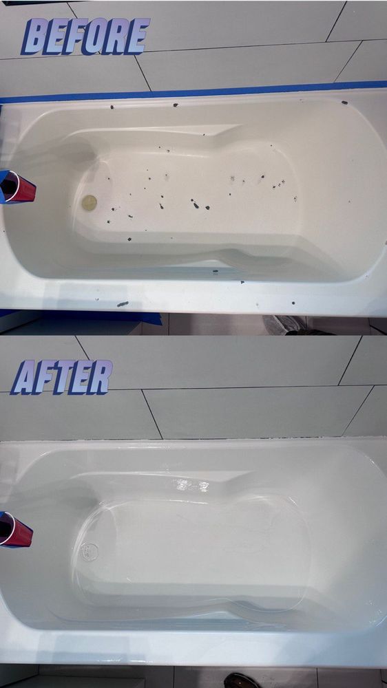 Slide of Handywolf Bathtub reglazing