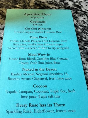 Menu photo 4 The Sitting Room Seattle, WA