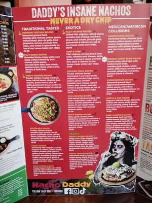 Menu photo 4 Nacho Daddy - AREA15 Las Vegas, NV