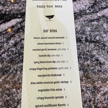 Black Rail Kitchen + Bar - HH menu - Mediterranean Near Me - Carlsbad, California