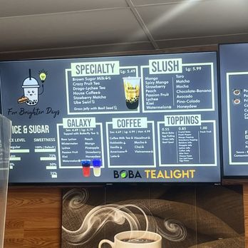 Boba Tealight - Menu - Bubble Tea Near Me - Gilbert, Arizona