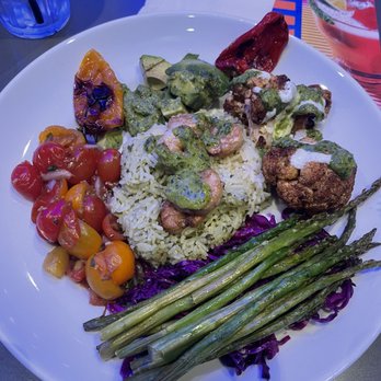 Dave & Buster's Bellevue - Chimichurri Bowl with shrimp - Arcades Near Me - Bellevue, Washington Dave & Buster's Bellevue - Chimichurri Bowl with shrimp - Arcades Near Me - Bellevue, Washington